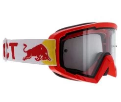 Spect Red Bull Whip Mx Goggles Singel Lens Red Clear