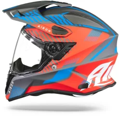 Airoh Commander Boost Rood Mat Blauw Adventure Helm 11 Airoh Commander Boost Rood Mat Blauw Adventure Helm -Winkel Voor Motorfietsonderdelen Airoh Commander Boost Red Blue Matt v2.11