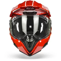 Airoh Commander Boost Rood Glanzend Adventure Helm -Winkel Voor Motorfietsonderdelen Airoh commander boost red gloss.01