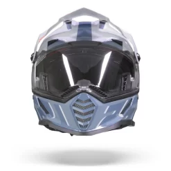 LS2 MX436 Pioneer Evo Evolve Wit Kobalt Adventure Helm