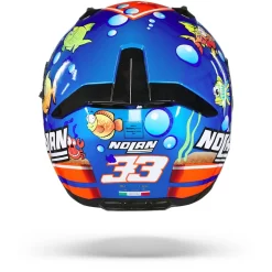 Nolan N60-6 Gemini Replica 51 M. Melandri Aquarium Saphire Blauw Integraalhelm -Winkel Voor Motorfietsonderdelen Nolan n60 6 gemini replica 51.19