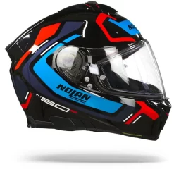 Nolan N80-8 Ally N-Com 43 Glanzend Zwart Blauw Rood Integraalhelm 10 Nolan N80-8 Ally N-Com 43 Glanzend Zwart Blauw Rood Integraalhelm -Winkel Voor Motorfietsonderdelen Nolan n80 8 ally n com 43.29