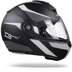 Schuberth C3 Pro Sestante Zwart Grijs Systeemhelm
