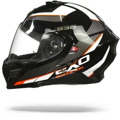 Scorpion EXO-930 Navig Metal Zwart-Rood Systeemhelm -Winkel Voor Motorfietsonderdelen Scorpion exo930 navig metal black red.11