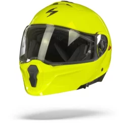 Scorpion EXO-930 Solid Neon Geel Systeemhelm -Winkel Voor Motorfietsonderdelen Scorpionexo 930solidneonyellow.04