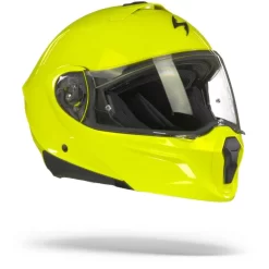 Scorpion EXO-930 Solid Neon Geel Systeemhelm -Winkel Voor Motorfietsonderdelen Scorpionexo 930solidneonyellow.32