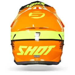 SHOT Furious Kid Roll Oranje Neon Geel Glanzend Crosshelm -Winkel Voor Motorfietsonderdelen Shot furious kid roll orange neon yellow glossy.19