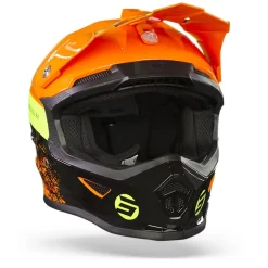 SHOT Furious Kid Roll Oranje Neon Geel Glanzend Crosshelm -Winkel Voor Motorfietsonderdelen Shot furious kid roll orange neon yellow glossy.35