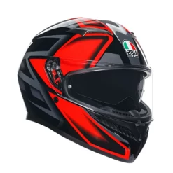 Agv K3 E2206 Mplk Compound Zwart Rood 009 Integraalhelm