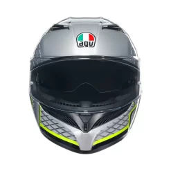 Agv K3 E2206 Mplk Fortify Grey Black Yellow Fluo 011 -Winkel Voor Motorfietsonderdelen agv k3 e2206 mplk fortify grey black yellow fluo 011 full face helmet 4