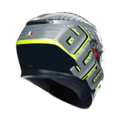 Agv K3 E2206 Mplk Fortify Grey Black Yellow Fluo 011 -Winkel Voor Motorfietsonderdelen agv k3 e2206 mplk fortify grey black yellow fluo 011 full face helmet 6