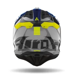 Airoh Aviator 3 Push Blauw Offroad Helm