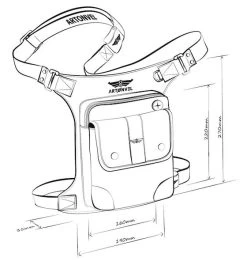 Artonvel Aviator Leg Bag -Winkel Voor Motorfietsonderdelen artonvel aviator leg bag4