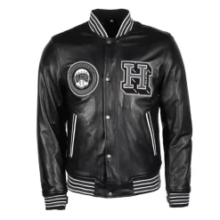 Helstons College Cuir Rag Black