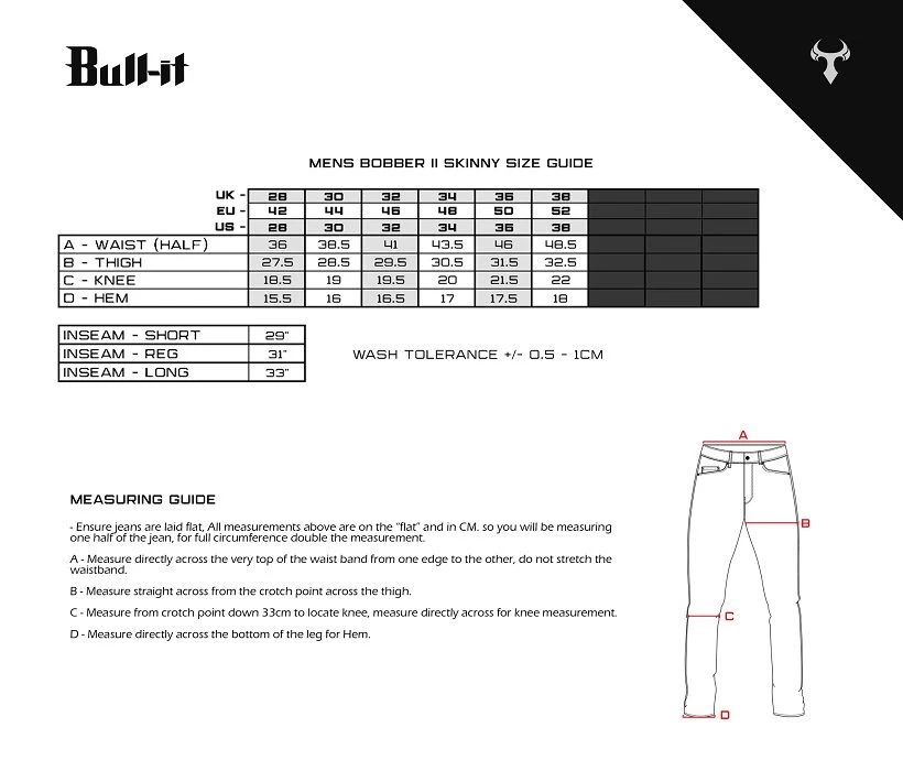 Bull-It Jeans Bobber II Raw Blue 1 Bull-It Jeans Bobber II Raw Blue