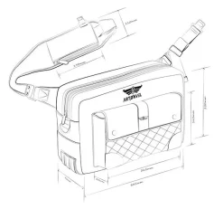 Artonvel Aviator Messenger Tas -Winkel Voor Motorfietsonderdelen dessin aviator sb