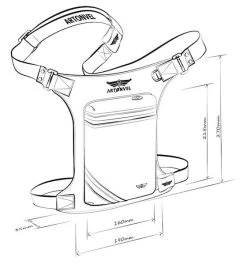 Artonvel Original Volledig Bruin Beentas -Winkel Voor Motorfietsonderdelen dessin the original sj 3
