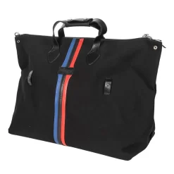 Helstons Journey Bag Black Canvas Bag