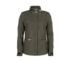 Helstons Tara Canvas Cotton Khaki Jacket