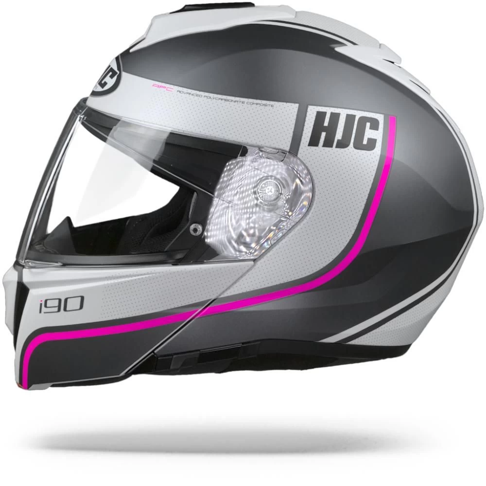 HJC I90 Davan Roze Systeemhelm 4 HJC I90 Davan Roze Systeemhelm - Afbeelding 4