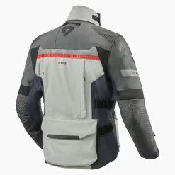 REV'IT! Dominator 3 GTX Silver Blue Motorcycle Jacket