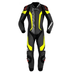 Spidi Laser Pro Perforated Zwart Fluo Geel 1 Piece Racing