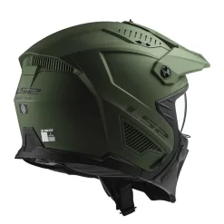 LS2 OF606 Drifter Solid Mat Legergroen 06 Multi Helm -Winkel Voor Motorfietsonderdelen ls2 of606 drifter solid matt military green 06 2