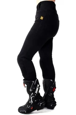 MotoGirl Ribbed Knees Short Full