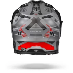Nexx X.WED2 Wild Country Grijs Rood Mat Adventure Helm -Winkel Voor Motorfietsonderdelen nexx x wed2 wild country gry red mt.19