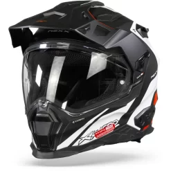 Nexx X.WED2 Vaal Wit Rood Mat Adventure Helm -Winkel Voor Motorfietsonderdelen nexx x.wed2 vaal white red frontpage