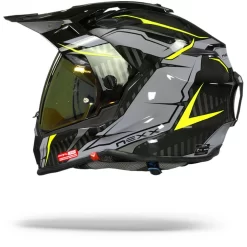Nexx X.WRL Atika Grijs Neon Adventure Helm -Winkel Voor Motorfietsonderdelen nexx x.wrl atika grey neon.11