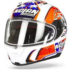 Nolan N60-6 Gemini Replica 50 C. Stoner Metal Wit Integraalhelm -Winkel Voor Motorfietsonderdelen nolan n60 6 gemini replica 50 frontpage