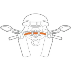 Optiline Opti-Combo Titan Handelebar Mount -Winkel Voor Motorfietsonderdelen optiline opti combo titan handelebar mount 8