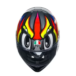 Agv K3 E2206 Mplk Birdy 2.0 Grijs Geel Rood 012 Integraalhelm -Winkel Voor Motorfietsonderdelen product foto 1 9 3