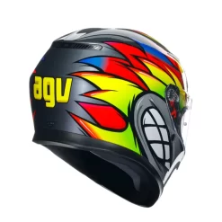Agv K3 E2206 Mplk Birdy 2.0 Grijs Geel Rood 012 Integraalhelm -Winkel Voor Motorfietsonderdelen product foto 3 4 3