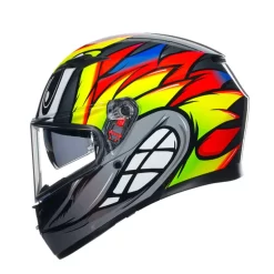 Agv K3 E2206 Mplk Birdy 2.0 Grijs Geel Rood 012 Integraalhelm