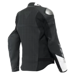 Dainese Rapida Lady Leather Jacket Black Matt Black Matt White