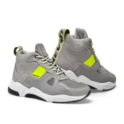 REV'IT! Astro Light Gray Neon Yellow