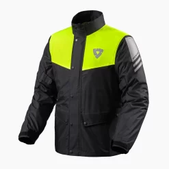 REV'IT! Rain Jacket Nitric 3 H2O Black Neon Yellow