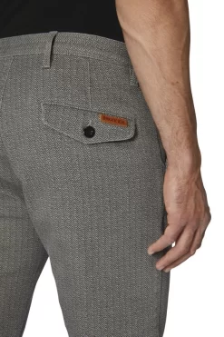 ROKKER Tweed Chino Tapered Slim Grey