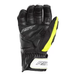 RST Stunt III Ce Mens Glove Black White Neon Yellow