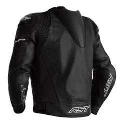 RST Tractech Evo 4 Ce Mens Leather Jacket Black Black