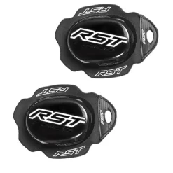 RST Wet Standard Knee Sliders With Puller Black White