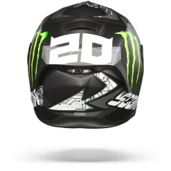 Scorpion EXO-R1 Air Fabio Monster Replica Mat Zwart-Zilver Integraalhelm -Winkel Voor Motorfietsonderdelen scorpion exo r1 air fabio monster replica matt black silver.19