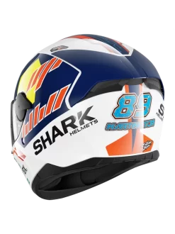 Shark D-Skwal 2 Replica Jorge Martin Wit Blauw Rood WBR Integraalhelm