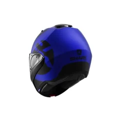 Shark Evo ES Kedje Mat Blauw Zwart Blauw BKB Systeemhelm 10 Shark Evo ES Kedje Mat Blauw Zwart Blauw BKB Systeemhelm -Winkel Voor Motorfietsonderdelen shark evo es kedje mat blue black blue bkb 2