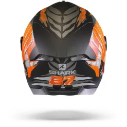 Shark Skwal 2 Iker Lecuona Mat Zwart Oranje Zilver KOS Integraalhelm -Winkel Voor Motorfietsonderdelen shark skwal 2 iker lecuona mat black orange silver kos.19
