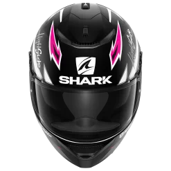 Shark Spartan 1.2 Adrian Parassol Mat Zwart Antraciet Paars KAV Integraalhelm