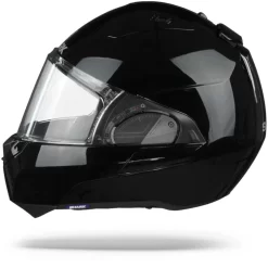 Shark Evo ES BLK Blank Zwart Systeemhelm -Winkel Voor Motorfietsonderdelen shark evo es blank black blk.10 1