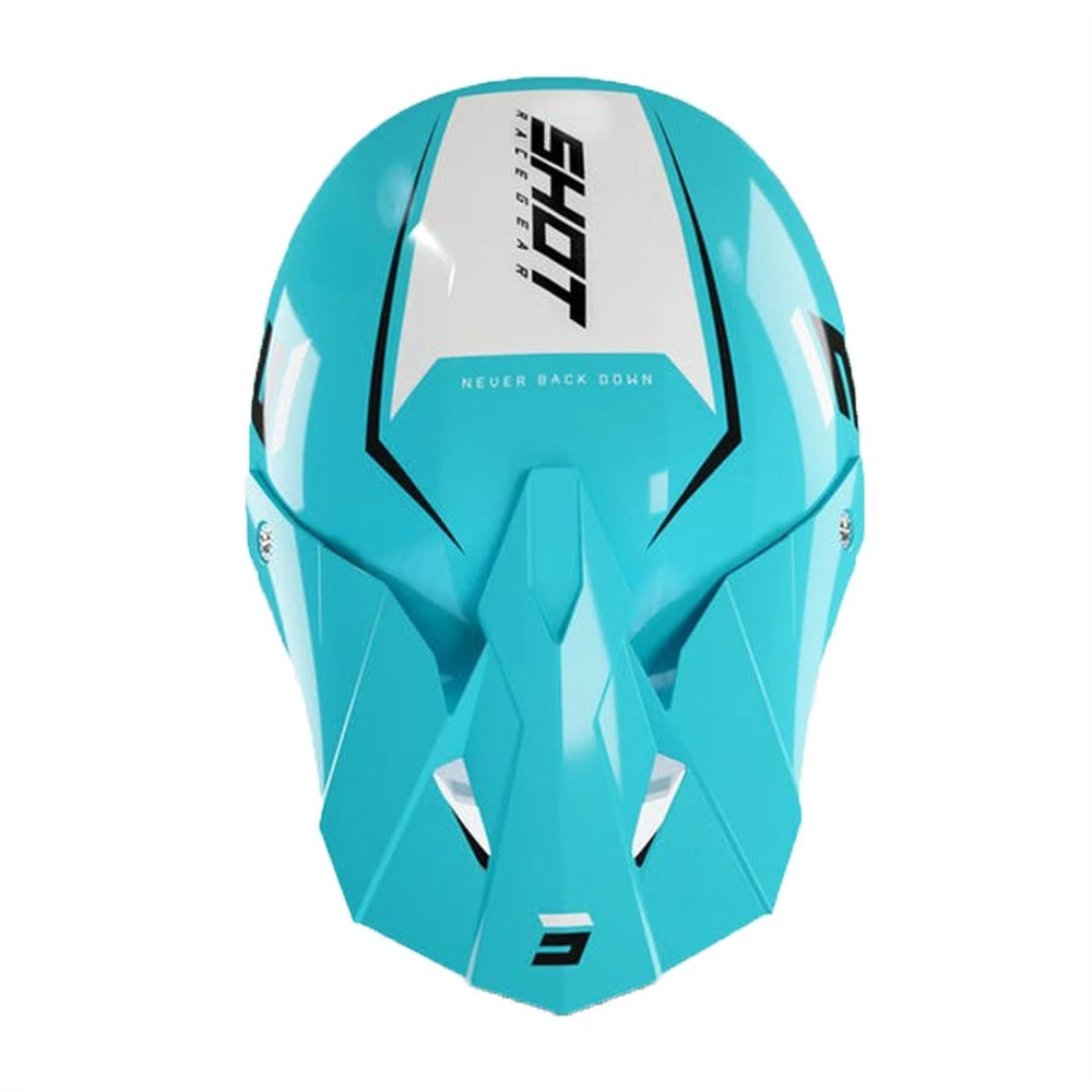 SHOT Peak Furious Chase Black Turquoise Glossy 2 SHOT Peak Furious Chase Black Turquoise Glossy - Afbeelding 2